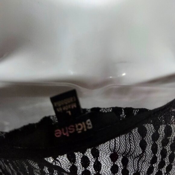 Women's BLASHE Sheer Lace Bodysuit Large - Picture 7 of 7